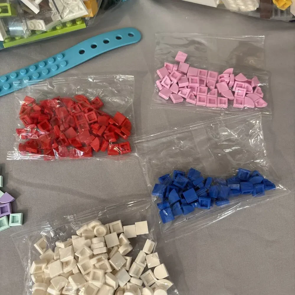 Lego Friends Bulk Lot - Over 3 Pound of Assorted Colors & Sizes Dotz Bracelet